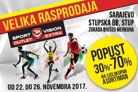 VELIKA SPORT VISION RASPRODAJA U SARAJEVU