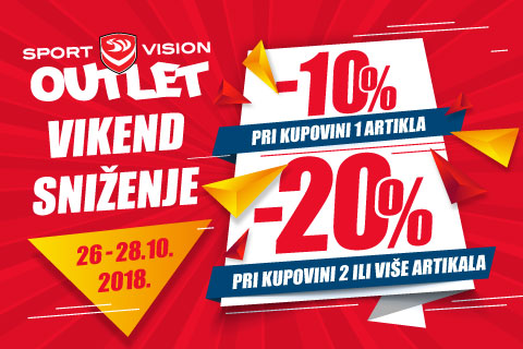 SPORT VISION VIKEND SNIŽENJE U OUTLETIMA