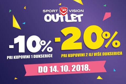 JESENJE POGODNOSTI U SPORT VISION OUTLETIMA