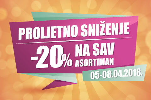 PROLJETNO SNIŽENJE 