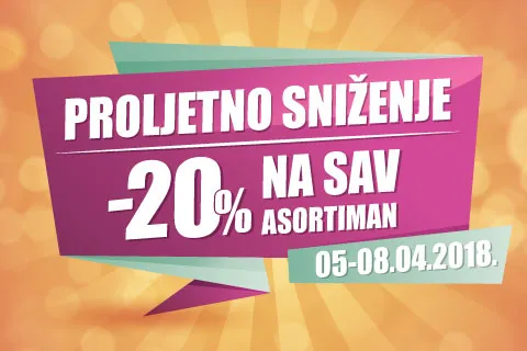 PROLJETNO SNIŽENJE 