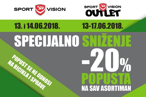 SPORT VISION SPECIJALNO SNIŽENJE