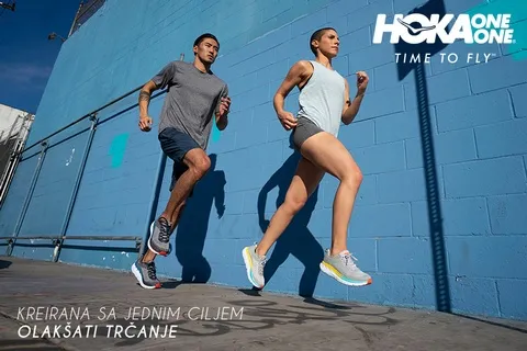 NAJBRŽE RASTUĆI PREMIUM TRKAČKI BREND HOKA ONE ONE® EKSKLUZIVNO U SPORT VISION RADNJAMA