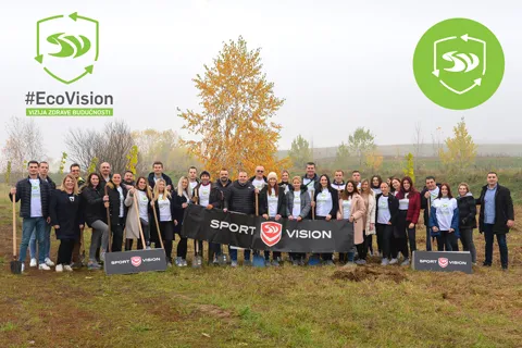 SPORT VISION KOMPANIJA U AKCIJI POŠUMLJAVANJA - PRVA AKTIVNOST U OKVIRU ECOVISION PROJEKTA