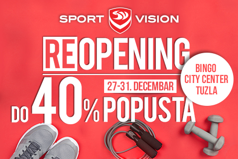 NOVA, JOŠ MODERNIJA SPORT VISION PRODAVNICA U TUZLI