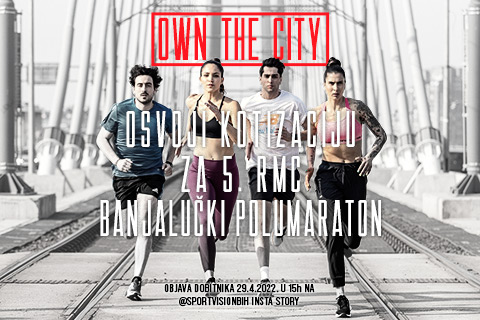 DA LI STE SPREMNI ZA 5. RMC BANJALUČKI  POLUMARATON? − KUPUJTE I OSVOJITE KOTIZACIJU