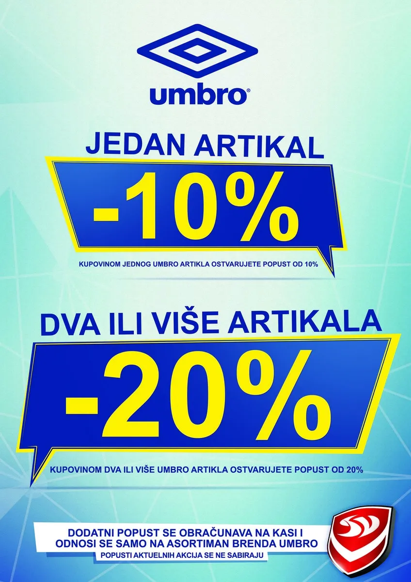UMBRO AKCIJA