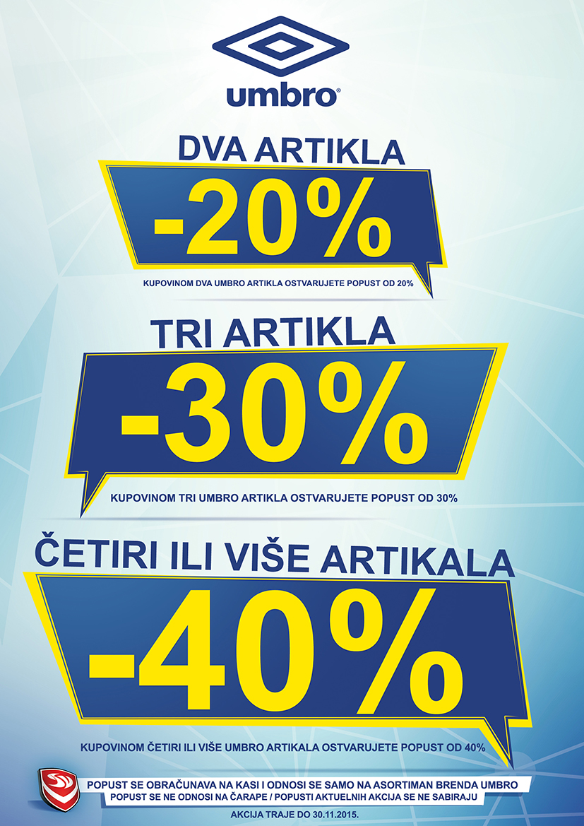 KUPI UMBRO I UŽIVAJ U SUPER POPUSTIMA!