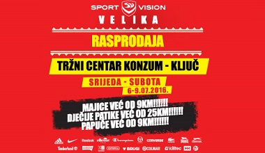 VELIKA RASPRODAJA U KLJUČU