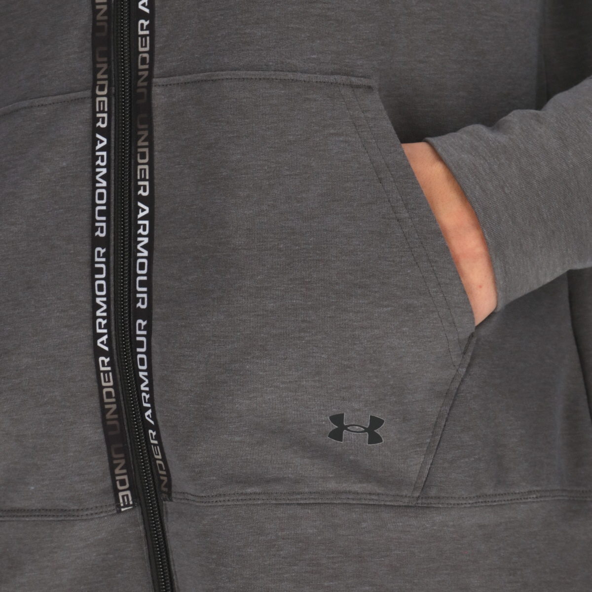 Under Armour UA Rival Terry Taped Full Zip Hoodie 