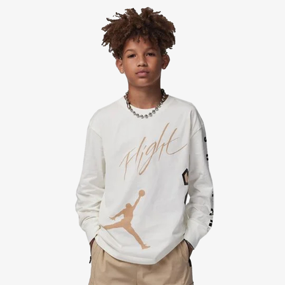 NIKE JDB ALL OVER RETRO L/S TEE 