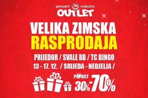 VELIKA ZIMSKA SPORT VISION RASPRODAJA