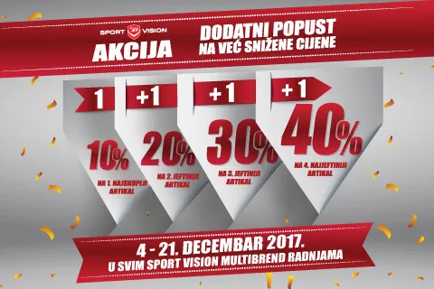 DODATNI POPUST NA VEĆ SNIŽENE CIJENE
