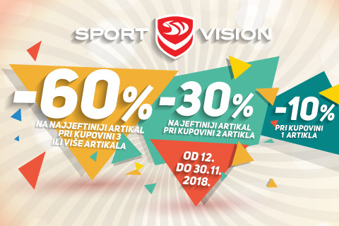 SPORT VISION POGODNOSTI ZA JESENJU UDOBNOST