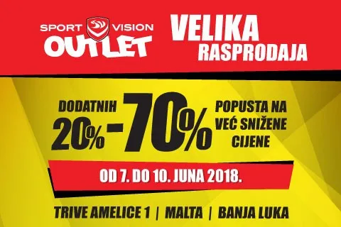 VELIKA SPORT VISION RASPRODAJA U BANJALUCI