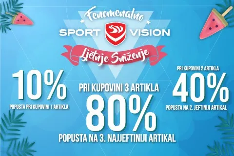 FENOMENALNO SPORT VISION LJETNJE SNIŽENJE