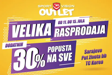VELIKA SPORT VISION RASPRODAJA – SARAJEVO