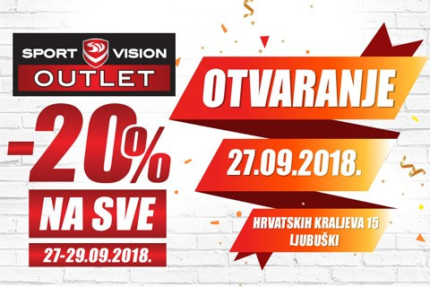 VELIKO SPORT VISION OUTLET OTVARANJE – LJUBUŠKI 