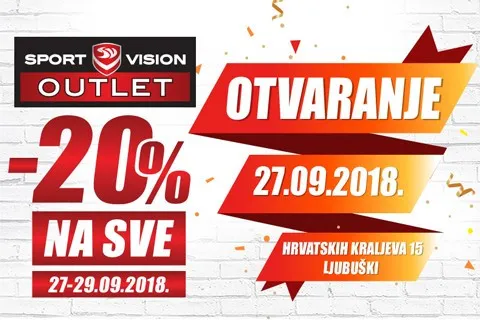 VELIKO SPORT VISION OUTLET OTVARANJE – LJUBUŠKI 