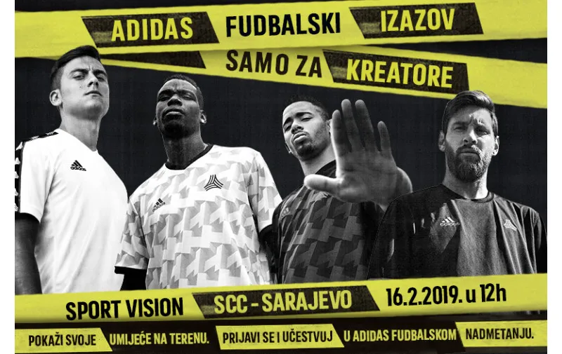 ADIDAS FUDBALSKI IZAZOV - POKAŽI DA SI I TI KREATOR