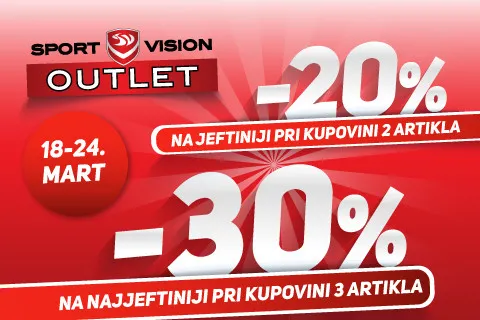 SEDMICA SNIŽENJA U SPORT VISION OUTLETIMA