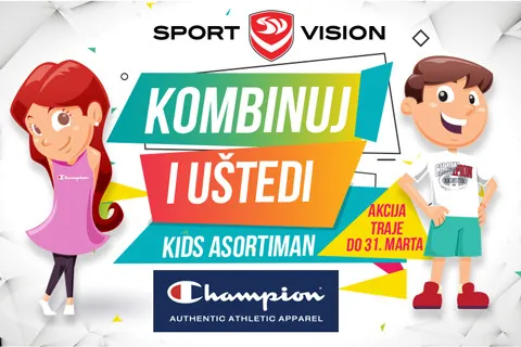 CHAMPION KOMBINACIJE ZA DJECU