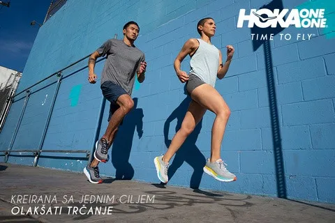 NAJBRŽE RASTUĆI PREMIUM TRKAČKI BREND HOKA ONE ONE® EKSKLUZIVNO U SPORT VISION RADNJAMA