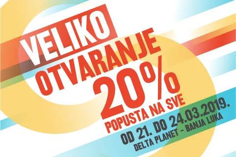 VELIKO OTVARANJE NAJEKSKLUZIVNIJE SPORT VISION RADNJE – DELTA PLANET BANJALUKA