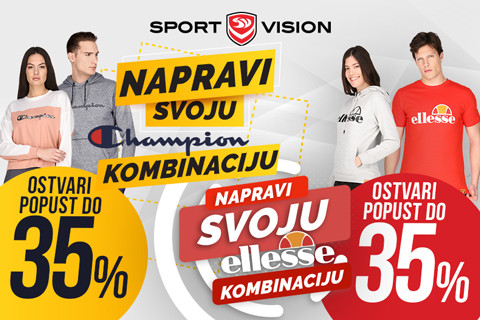 U SUSRET PROLJEĆU – Izaberi svoj Champion ili Ellesse komplet