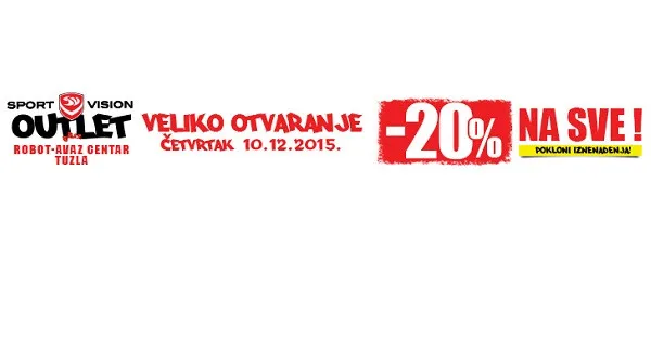 NOVA OUTLET PRODAVNICA U TUZLI!