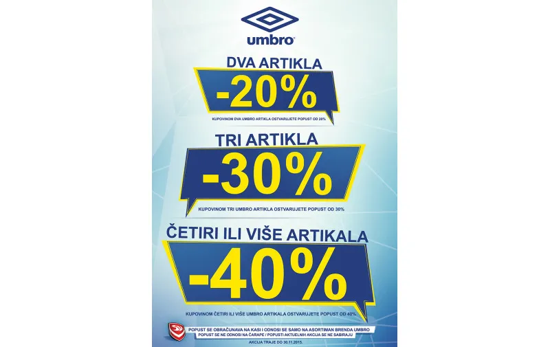 KUPI UMBRO I UŽIVAJ U SUPER POPUSTIMA!