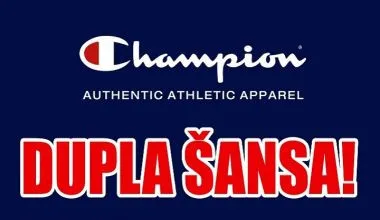 CHAMPION AKCIJA - DUPLA ŠANSA