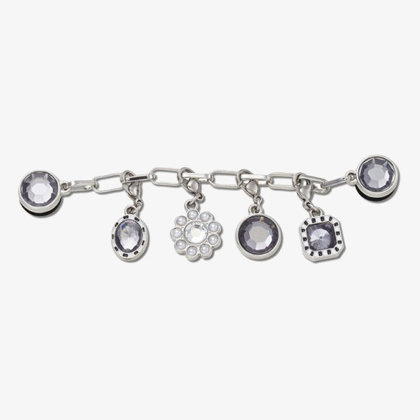 Crocs CROCS JIBBITZ/SILVER ADJUSTABLE CHAIN 