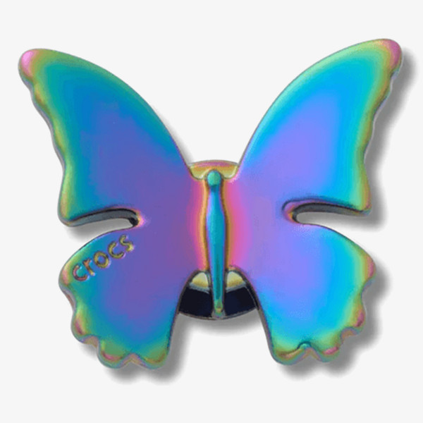 Crocs JIBBITZ/IRIDESCENT BUTTERFLY 