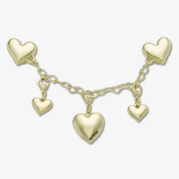 Crocs JIBBITZ/GOLD HEART CHAIN 