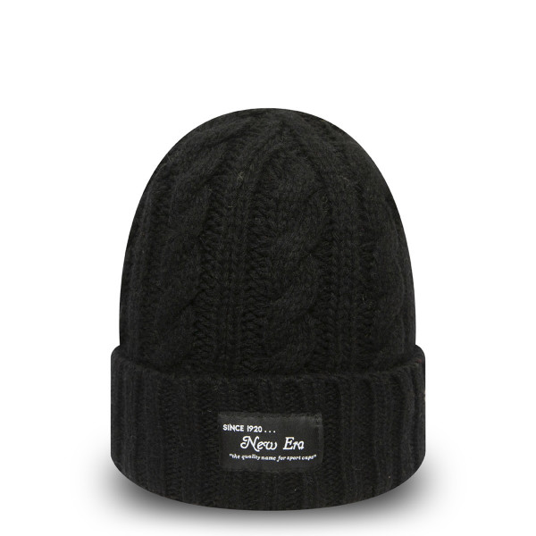 KAPA NEW ERA RIBBED CUFF KNIT NE BLK 
