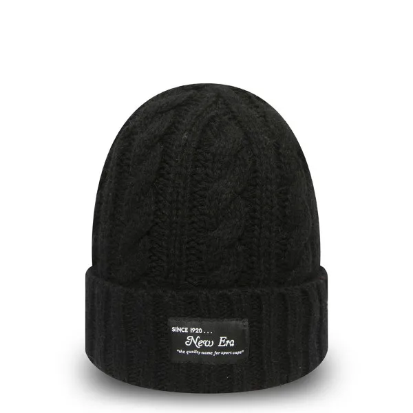New Era KAPA NEW ERA RIBBED CUFF KNIT NE BLK 