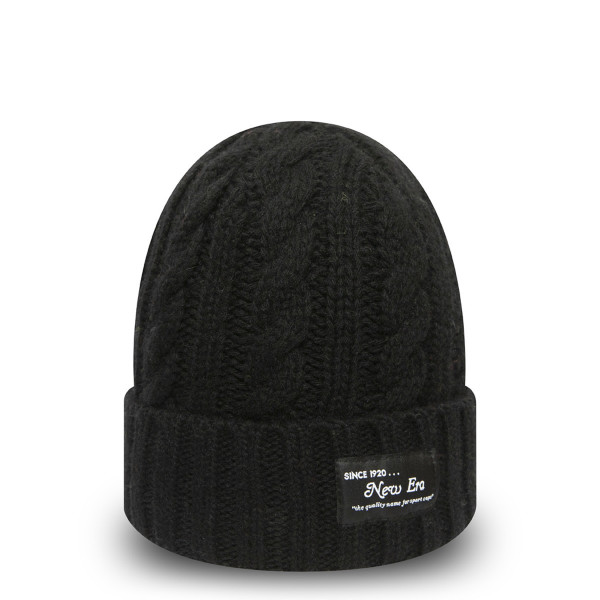 KAPA NEW ERA RIBBED CUFF KNIT NE BLK 