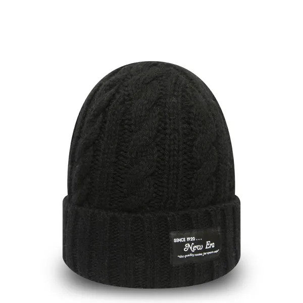 New Era KAPA NEW ERA RIBBED CUFF KNIT NE BLK 
