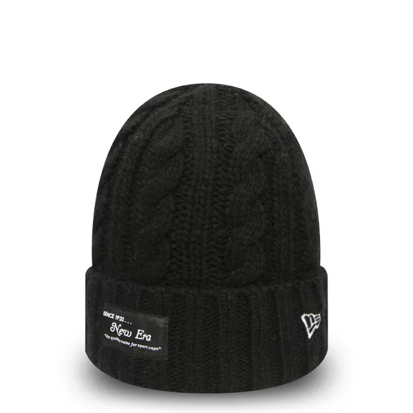 New Era KAPA NEW ERA RIBBED CUFF KNIT NE BLK 