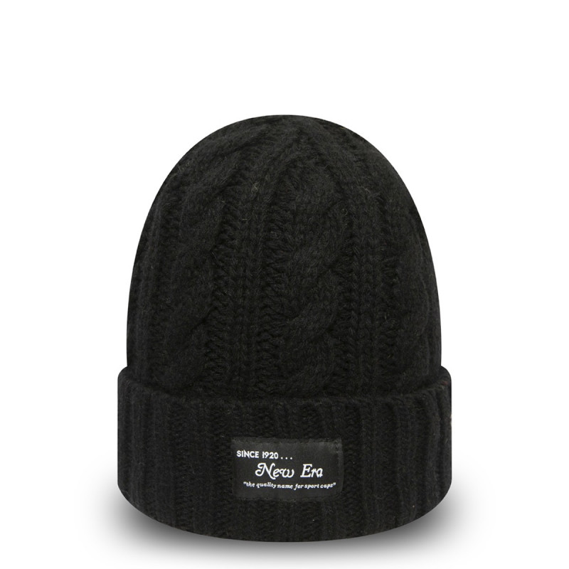 KAPA NEW ERA RIBBED CUFF KNIT NE BLK 