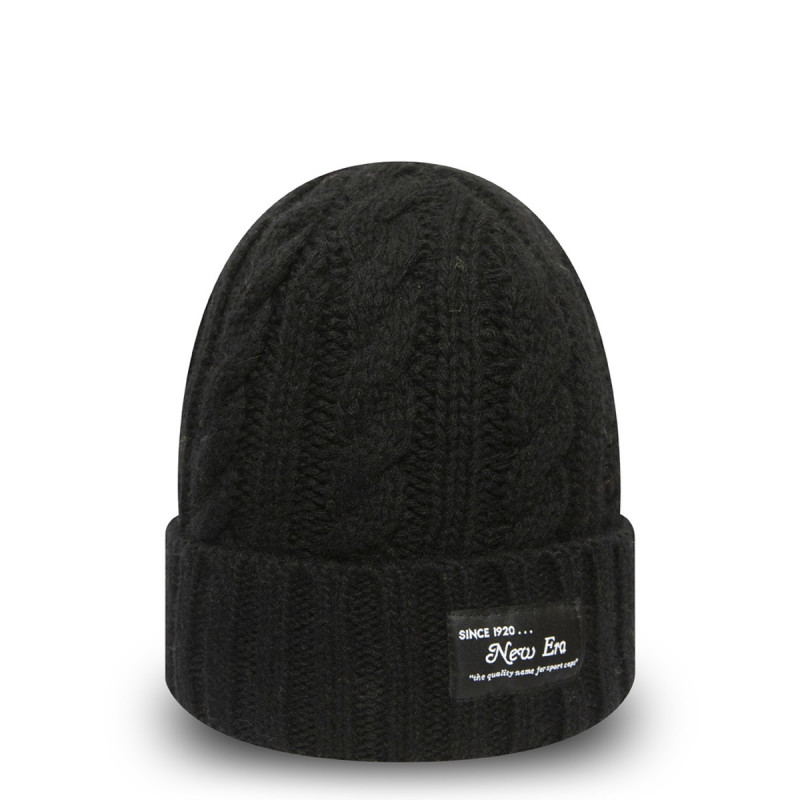 KAPA NEW ERA RIBBED CUFF KNIT NE BLK 