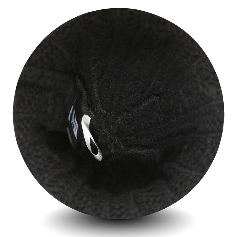 KAPA NEW ERA RIBBED CUFF KNIT NE BLK 