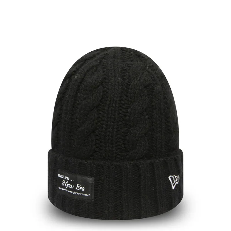 New Era KAPA NEW ERA RIBBED CUFF KNIT NE BLK 