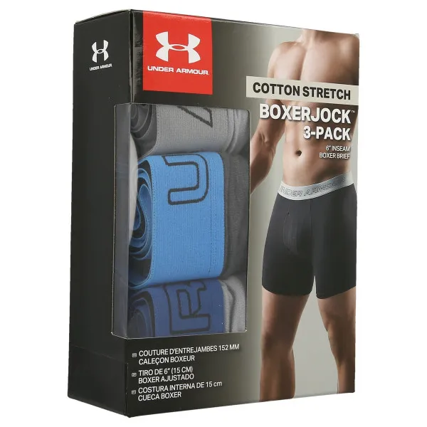 Under Armour Cotton Stretch 6'' 3 Pack 