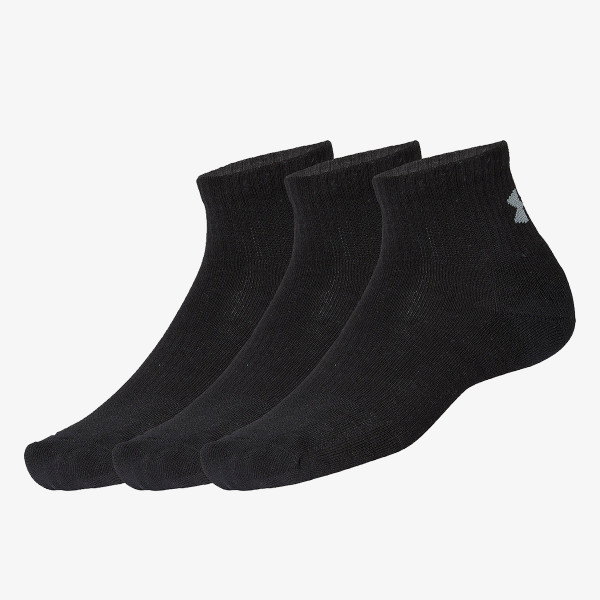 Under Armour UA Training Cotton Quarter Socks 3-Pack 