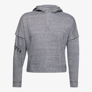 Under Armour UA RIVAL TERRY 1/2 ZIP HOODIE 