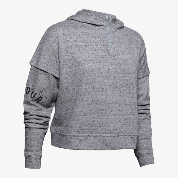 Under Armour UA RIVAL TERRY 1/2 ZIP HOODIE 
