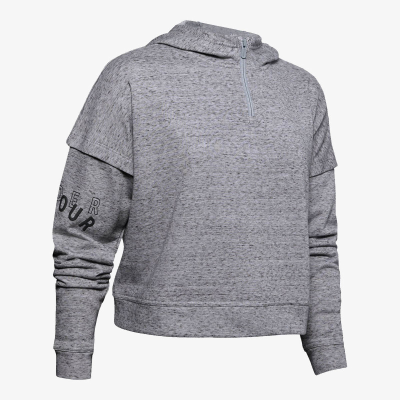 Under Armour UA RIVAL TERRY 1/2 ZIP HOODIE 