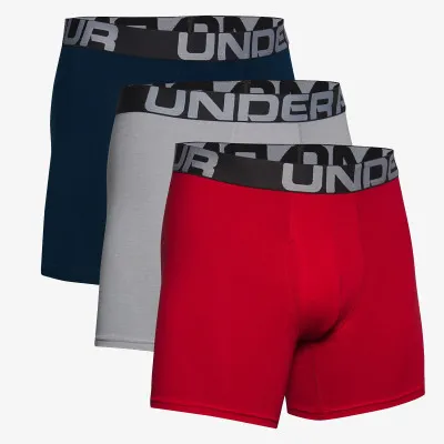 Under Armour UA Charged Cotton 6In 3 Pack 